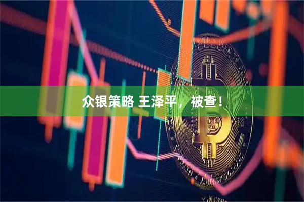 众银策略 王泽平，被查！